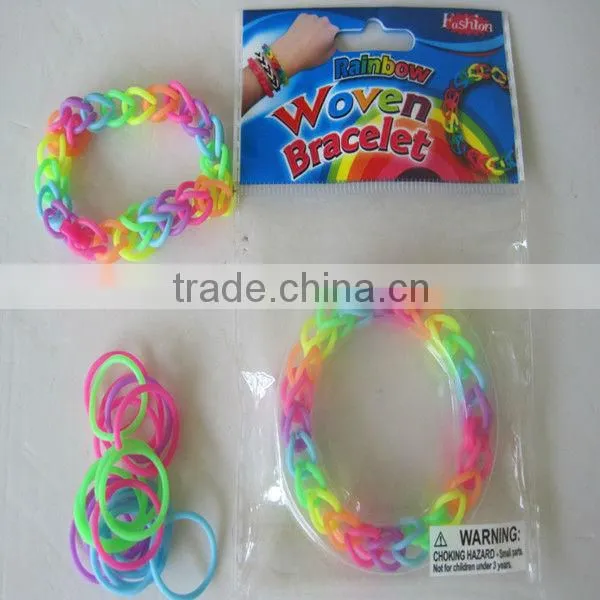multi colored woven bracelets
