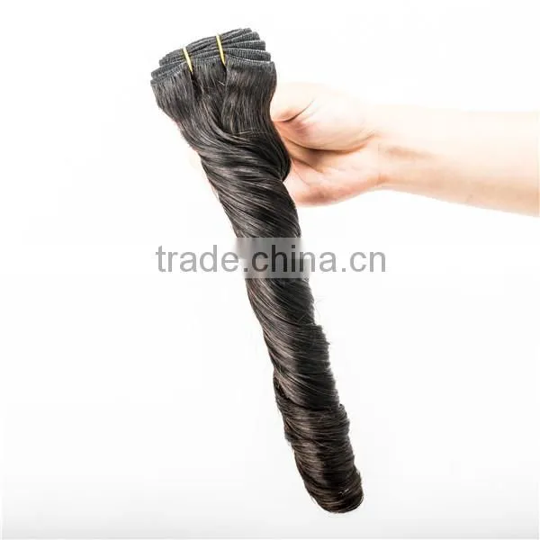 Spring curl top quality shedding tangle free virgin mongolian hair wholesale accept paypal