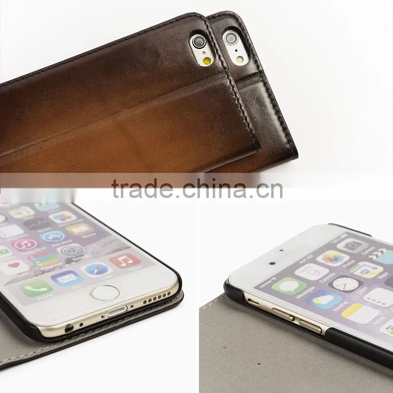 Genuine leather phone case for iphone 6/ 6 plus