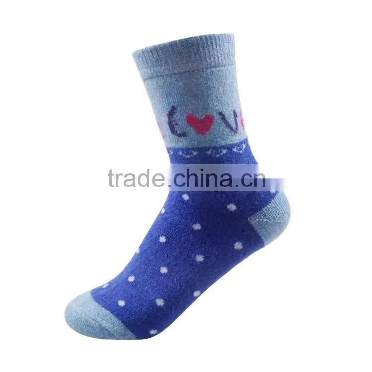 5 Pairs Women's Multi Color Wool Winter Socks