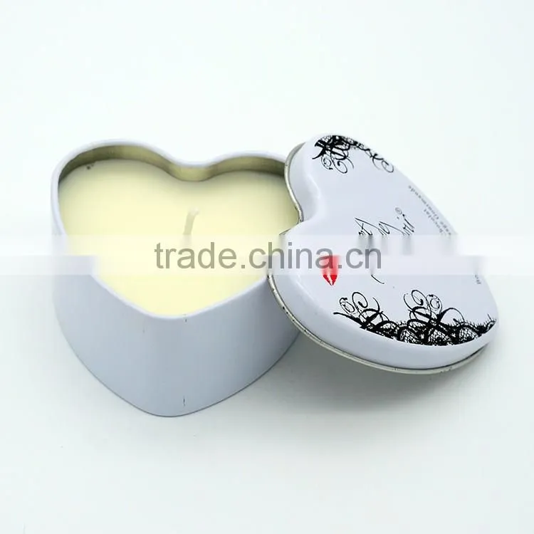 High quality 100% soy wax metal tin for candle