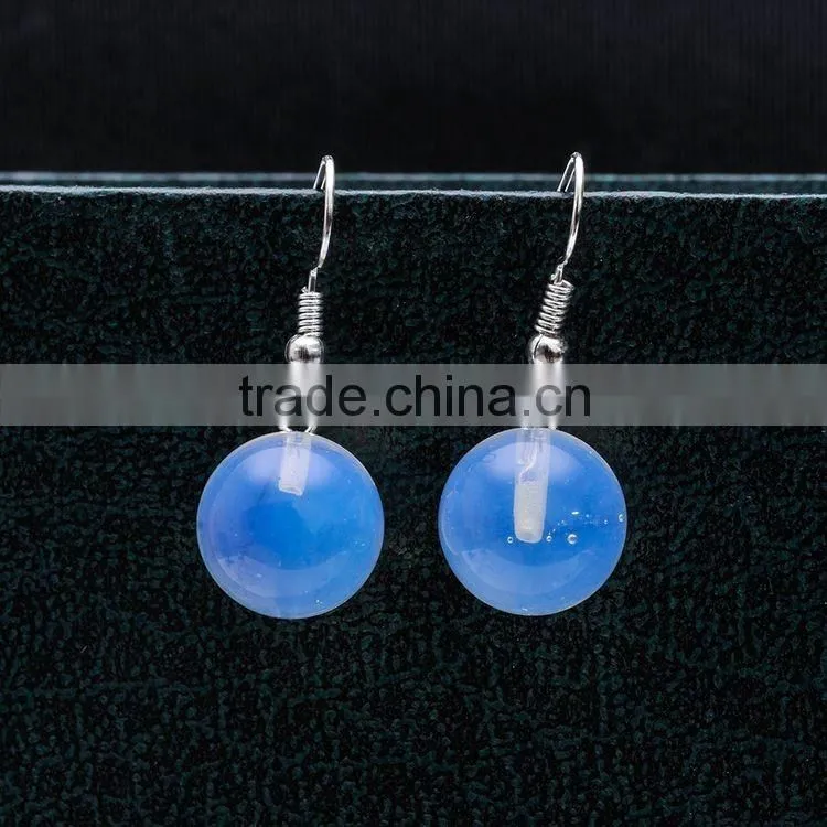 2016 New Factory Direct Natural Stone Opal Drop Earrings SMJ0157