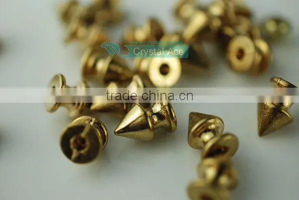 Fashion crystal rivet with cap coat alloy metal button for garment