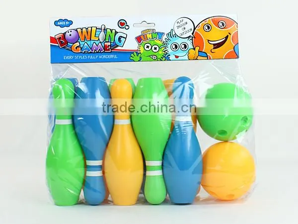 Children play 22cm bowling toy with 10 bottles and 2 balls