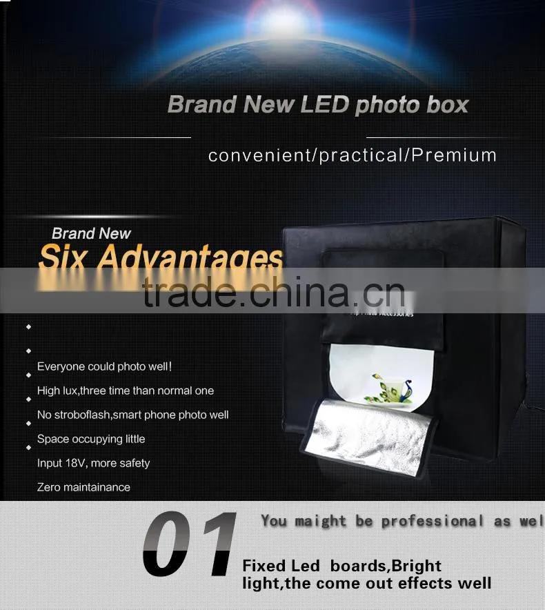 60cm*60cm LED video light box Studio Video Lighting boxfor Photography with dimmer switch