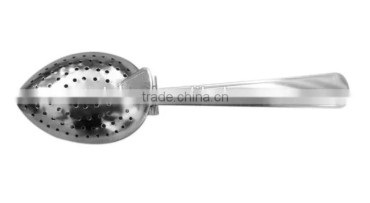 Stainless steel tea strainer spoon