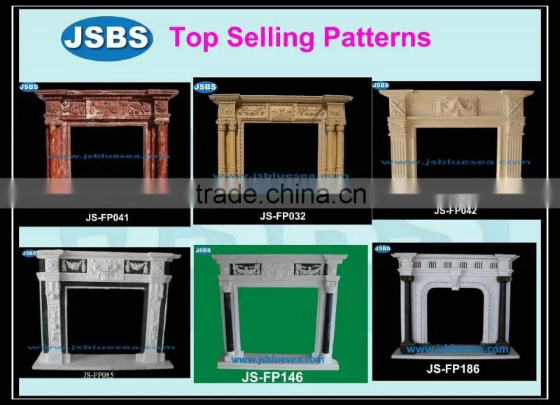 carved luxury stone fireplace surround