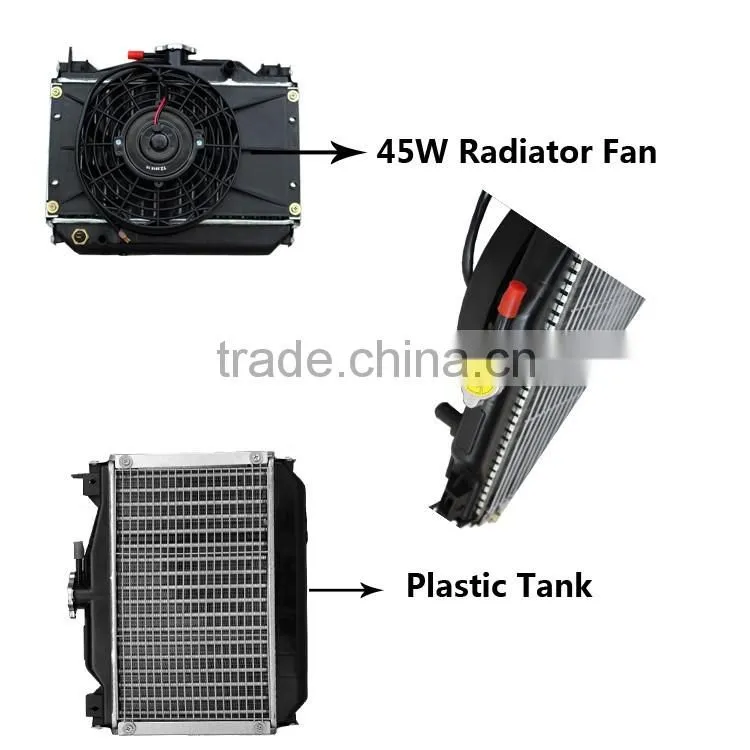 2016 Chongqing Car Radiator Manufacturer Hot Sale High performance Custom Vehicle Aluminum Core Radiator