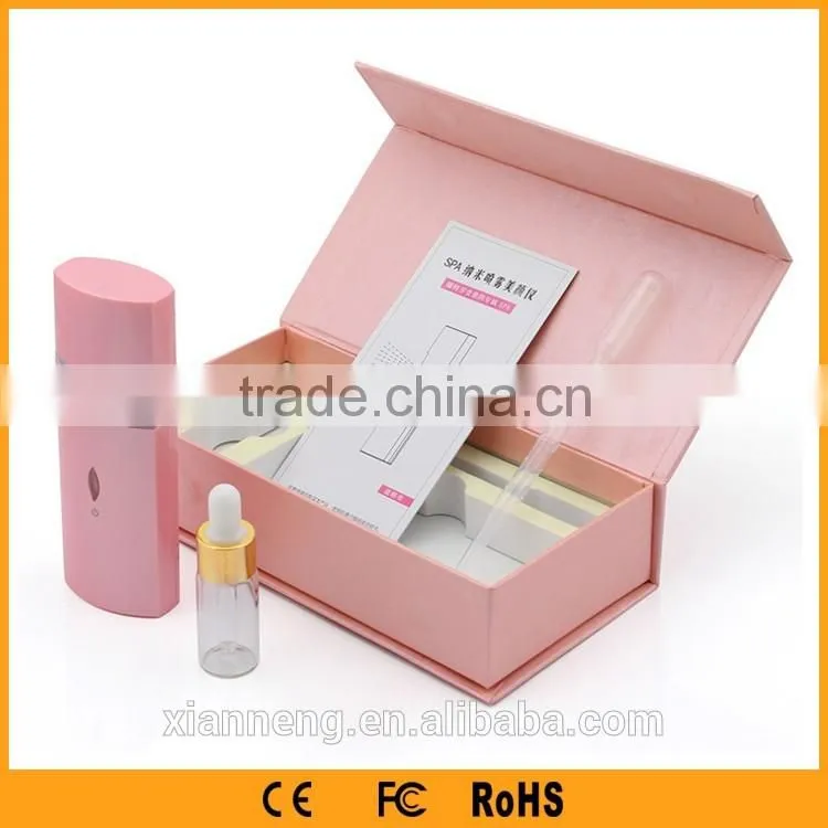 2016 New design outdoor usage handy nano mist facial steamer sprayer for Hydating