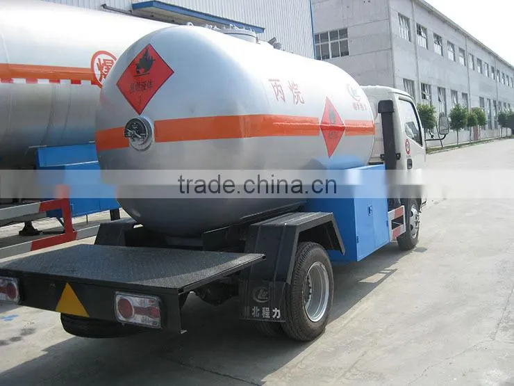 mini Lpg filling truck, lpg loading tanker truck manufacturer