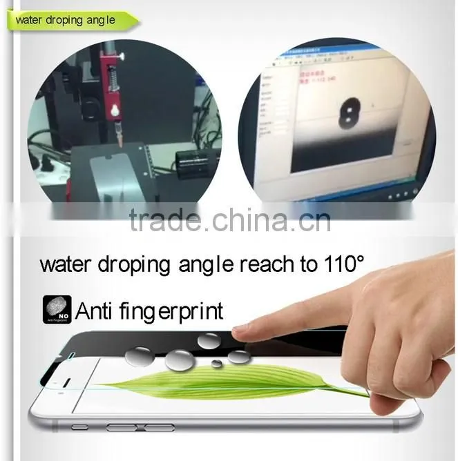 Alibaba China manufacture 9H 2.5D mobile phone FULL SIZE Tempered Glass for iphone 6