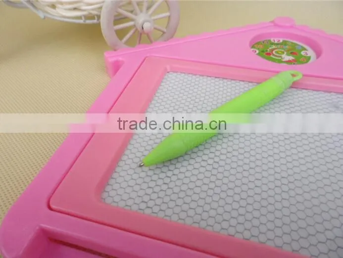 Fashion house writing board for kids , kids erasable magnetic drawing board