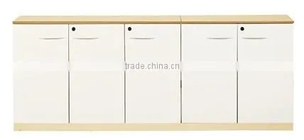 White sectional low cabinet for office use/household