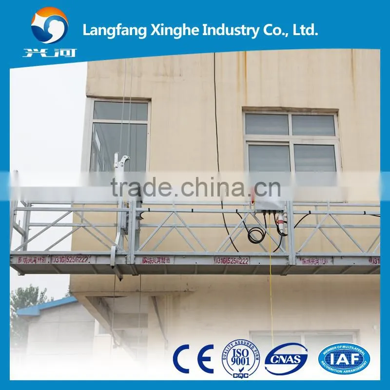 window cleaning cradle,window fitting suspended platform, lifting gondola