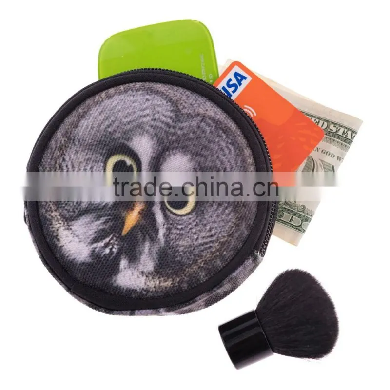 New Design Wholesale 3D Printing Emoji Custom Animal Coin Purse