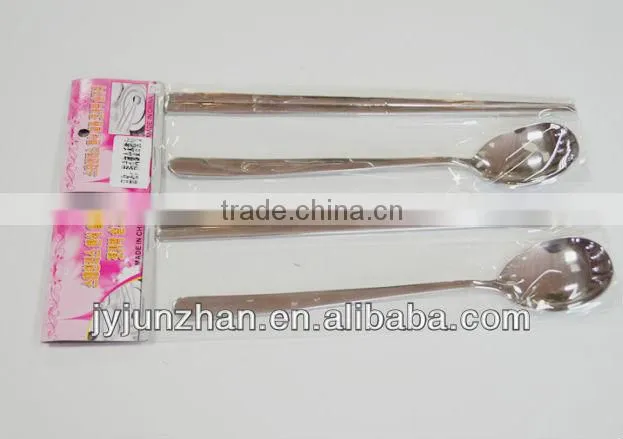 Hanging cutlery spoon and chopsticks sets with low price and high quality
