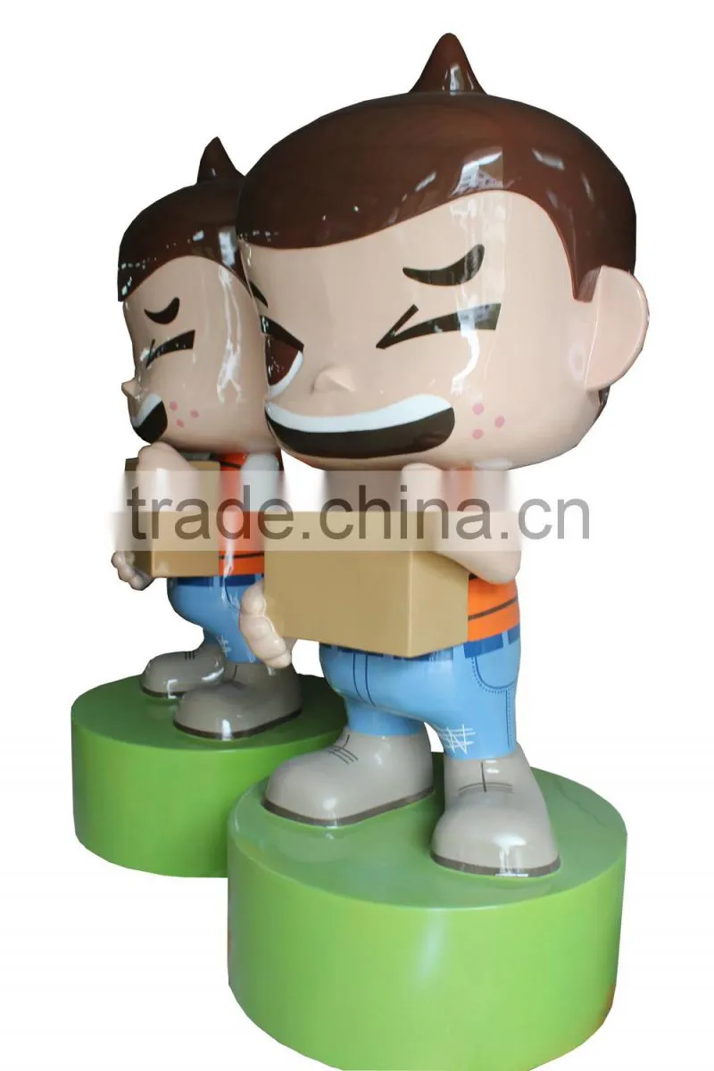 cartoon resin garden sculpture