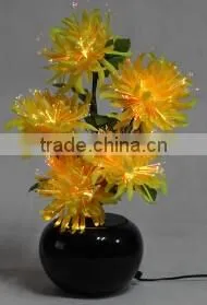 New Single Multi Color Handmade LED PU Flowers Valentine's Rose Flower Light