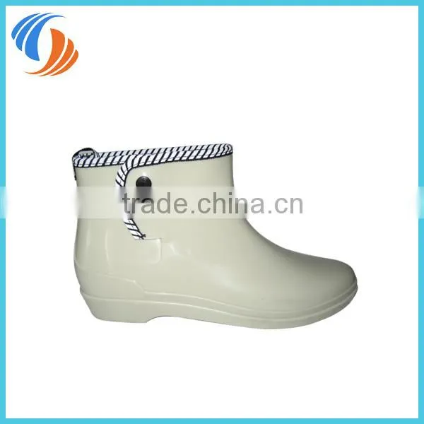 New Women Plain PVC Ankle Wellies