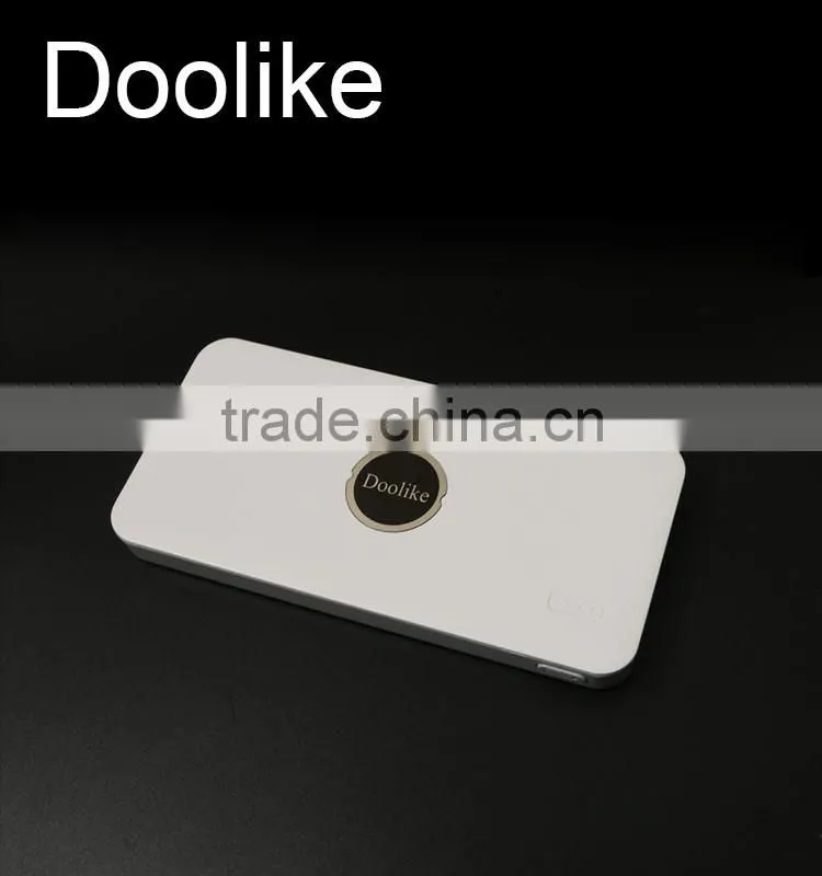 2016 Doolike Newest OEM/ODM Portable Mobile Power Bank For Phone 4000mA/6000mA/8000mA
