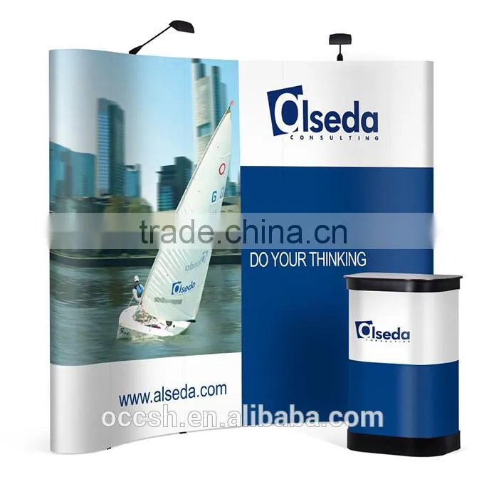 Magnetic Pop Up Display Stand Trade Show Backdrop Portable Banner Advertising Stands