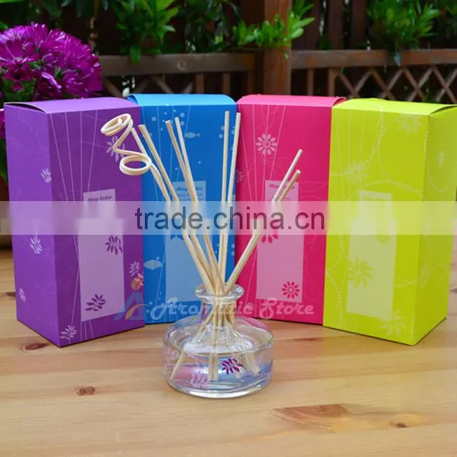 Fragrance diffuser glass reed diffuser bottle