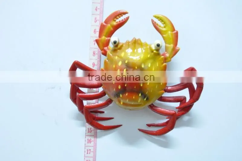 4 inch Plastic Crab City Name Personalized Fridge Magnet