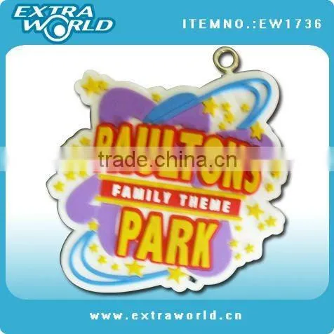 Cartoon cow soft rubber bookmarks