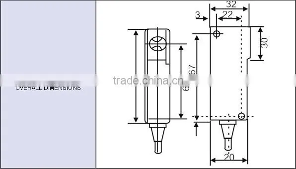 G77 Series 10-30VDC/90-250VAC NPN/PNP/2 Wires with NO/NC/NO+NC output Infrared capacitance Photoelectric Sensor Switches