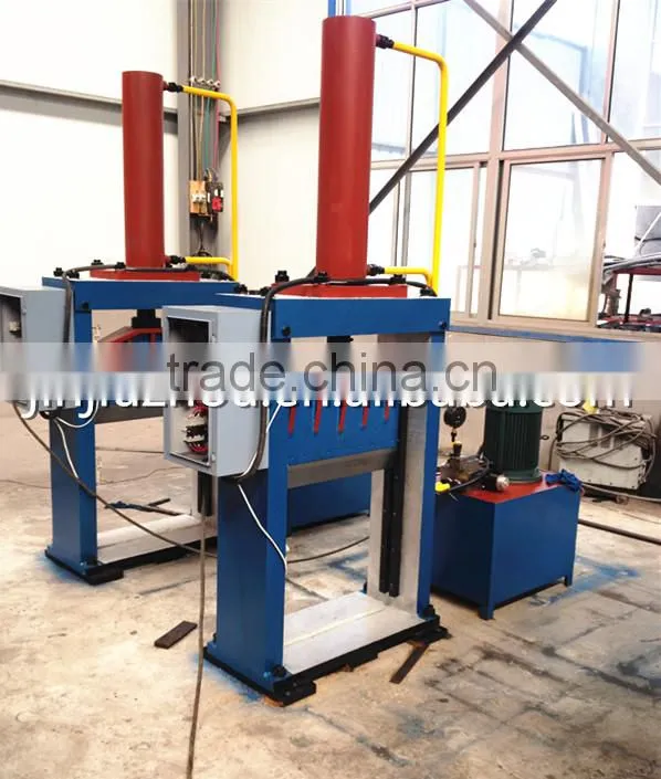 Hydraulic rubber bale cutter machine / rubber strip cutter