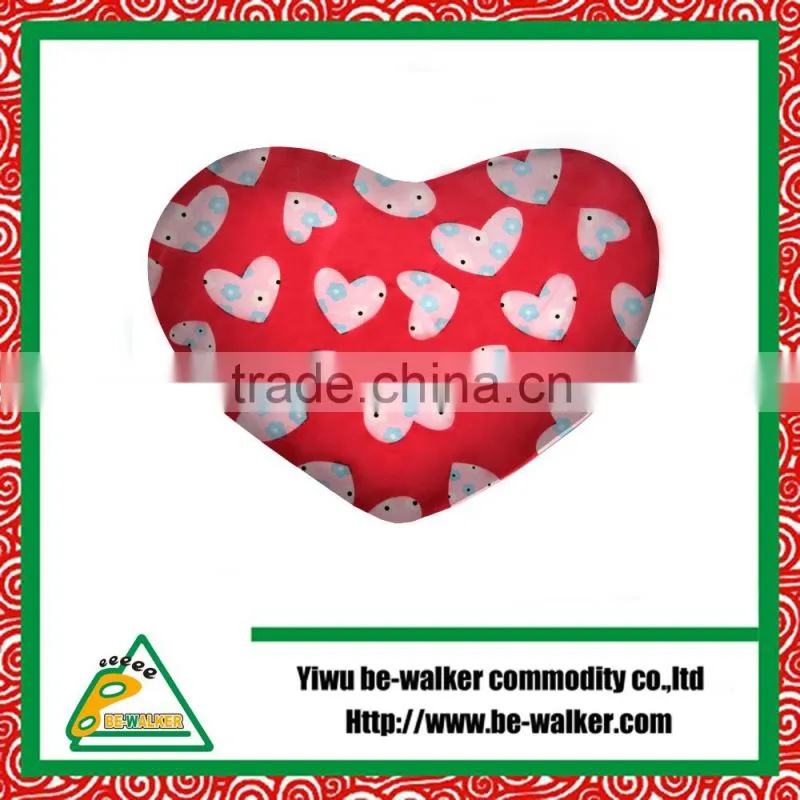 Bow Printing Heart Shape Cushion,Promotive Gift Cushion