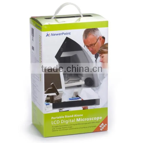 1000X 5M USB digital microscope with 3.5 inch LCD comply to CE/FCC/ROHS factory price
