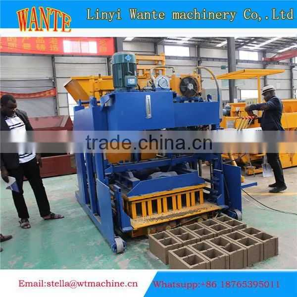 WT10-15 automatic brick making machine for bangladesh egg laying concrete block machine