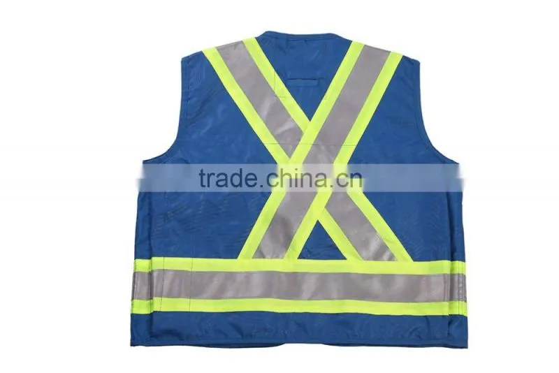 Oxford Hi-Vis Vest 3m Reflective Safety Vest High Quality Certified Reflective Cloth