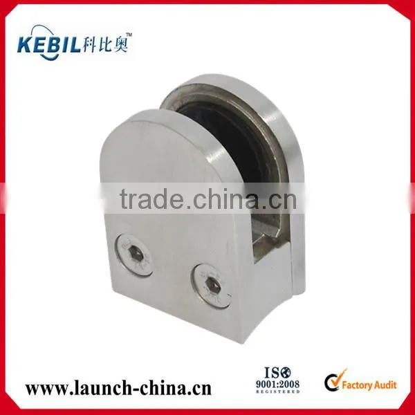 AISI304 Large Square Glass D Clamp for round Surface (G105R)