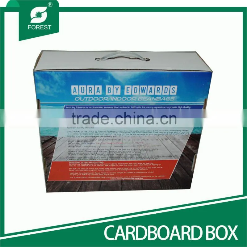 OFF-SET PRINTING CARDBOARD BOX FOR PACKING BEANBAGS