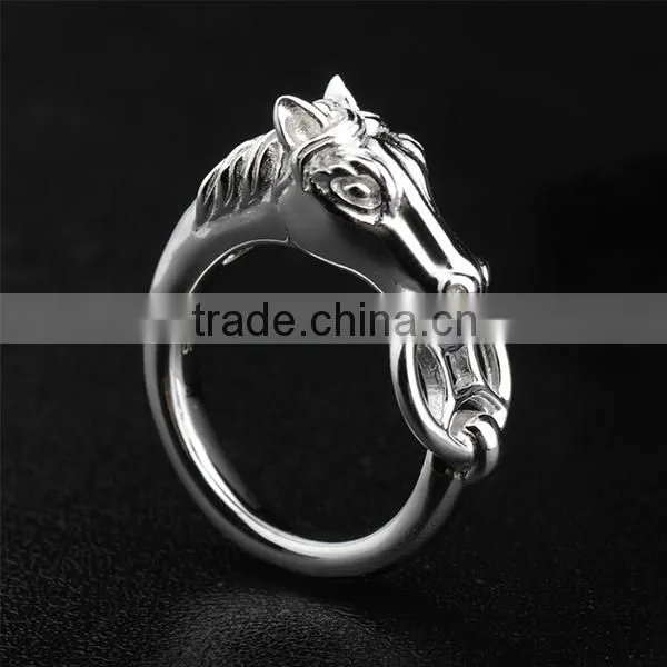 2014 New Products Horse Shape 925 Sterling Silver Gift Ring