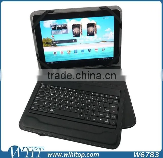 2015 Products Wholesale for Android 10.1 inch Universal Tablet Bluetooth Wireless Keyboard Case With Stand