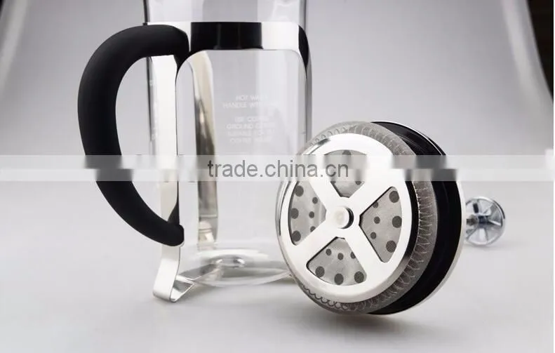 High Quality LFGB FDA Certification Stainless Steel Metal Type French Coffee Maker Press