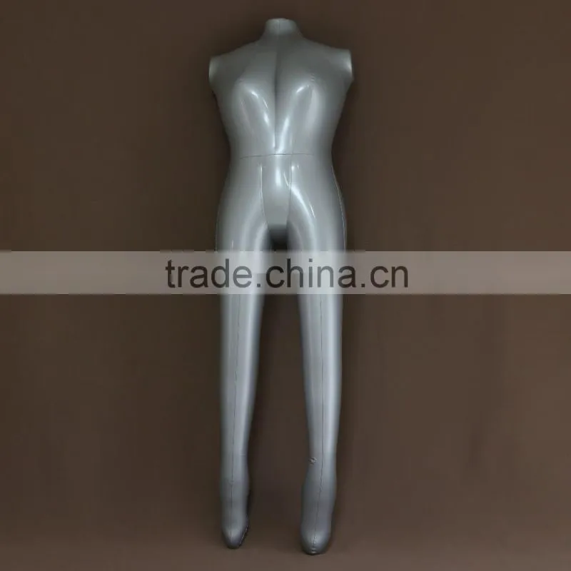 Sexy lady inflatable full body torso female mannequin for sale