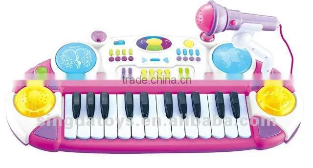 37 keys kids electric piano toys with microphone