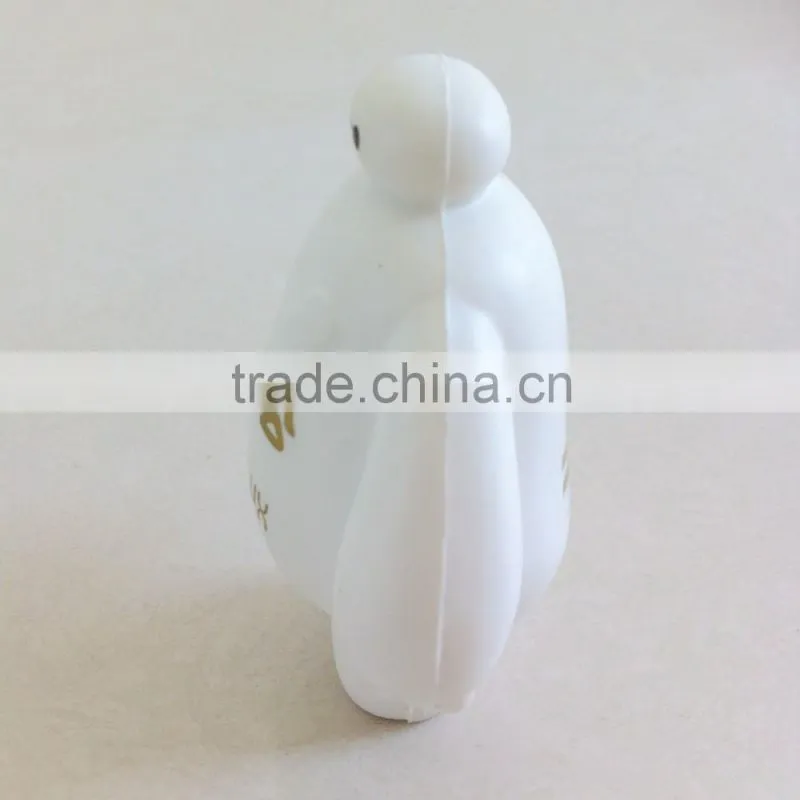 white Baymax pu foam toys