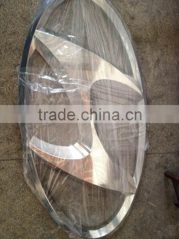 3d stainless steel car signage