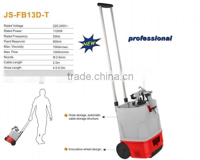 Frankever hvlp floor based 1100w paint spray gun car washing spray gun