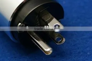 Hi-End Rhodium Plated US Male power Plug IEC female connector