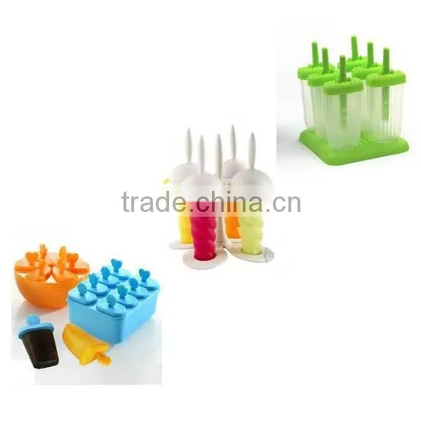 Cute Plastic PP Material Made Ice Cream Mold