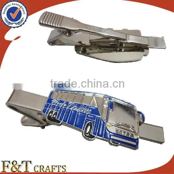 Make plating gold brass tie bar holder for hot sales