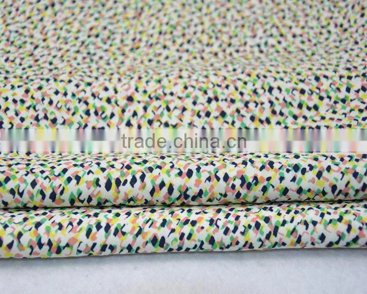Jiufan Textile Soft Touch Plain Woven 100% Polyester Printed Georgette Fabric