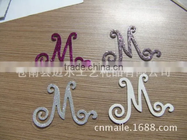 PVC Transparent glitter sticker