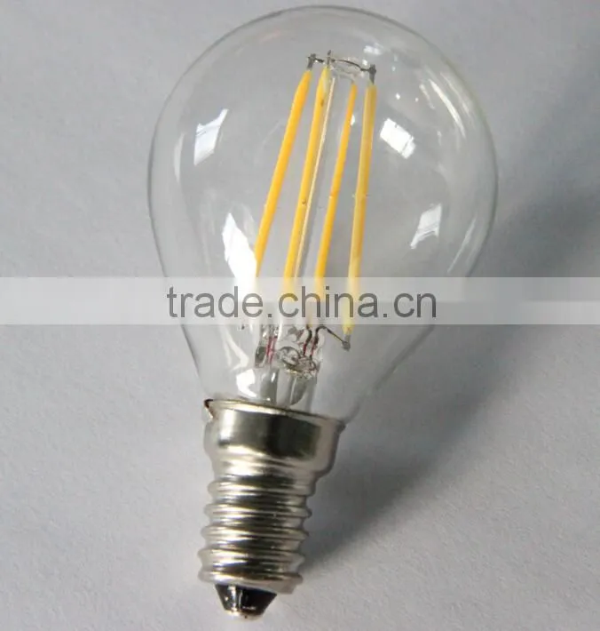 Full glass Filament 4W led E14 led golf ball